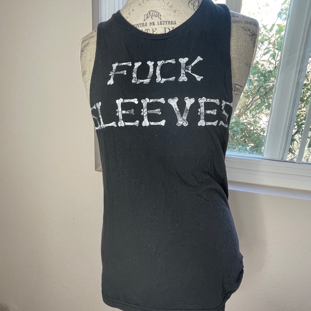 Krewella f**k sleeves muscle tank